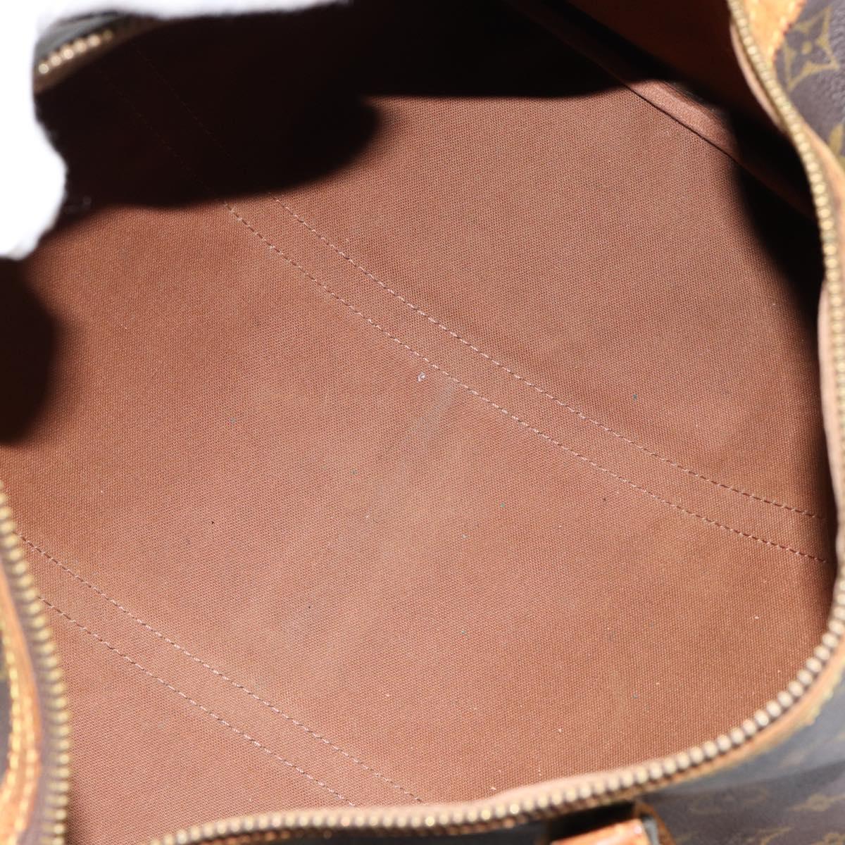 LOUIS VUITTON Monogram Sac Souple 35 Boston Bag M41626 LV Auth bs29876