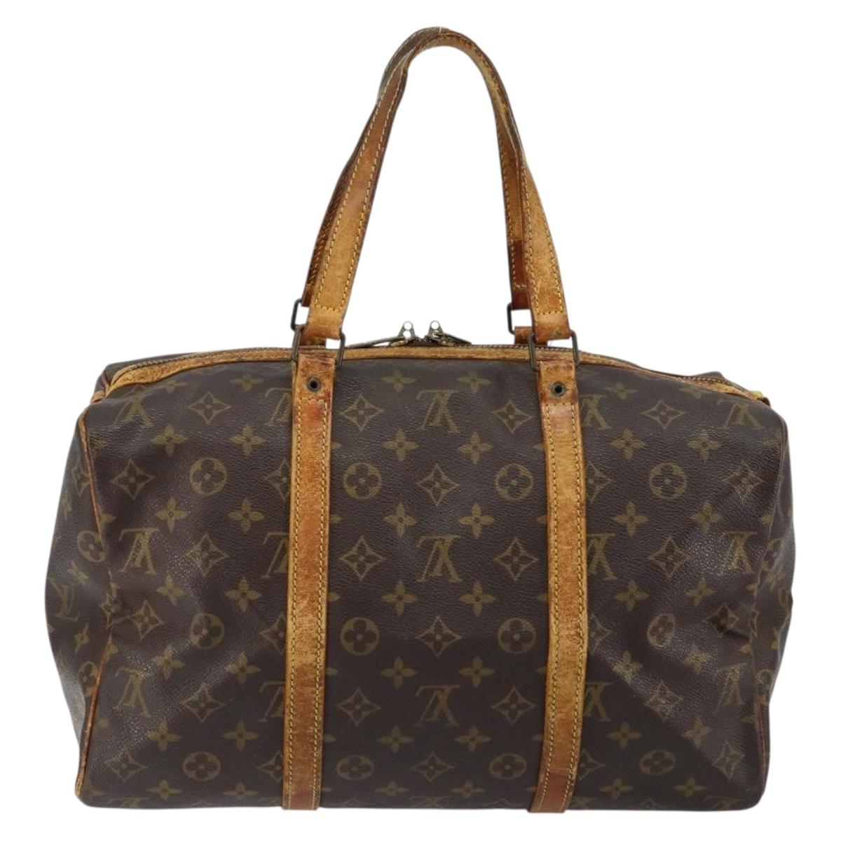 LOUIS VUITTON Monogram Sac Souple 35 Boston Bag M41626 LV Auth bs29876