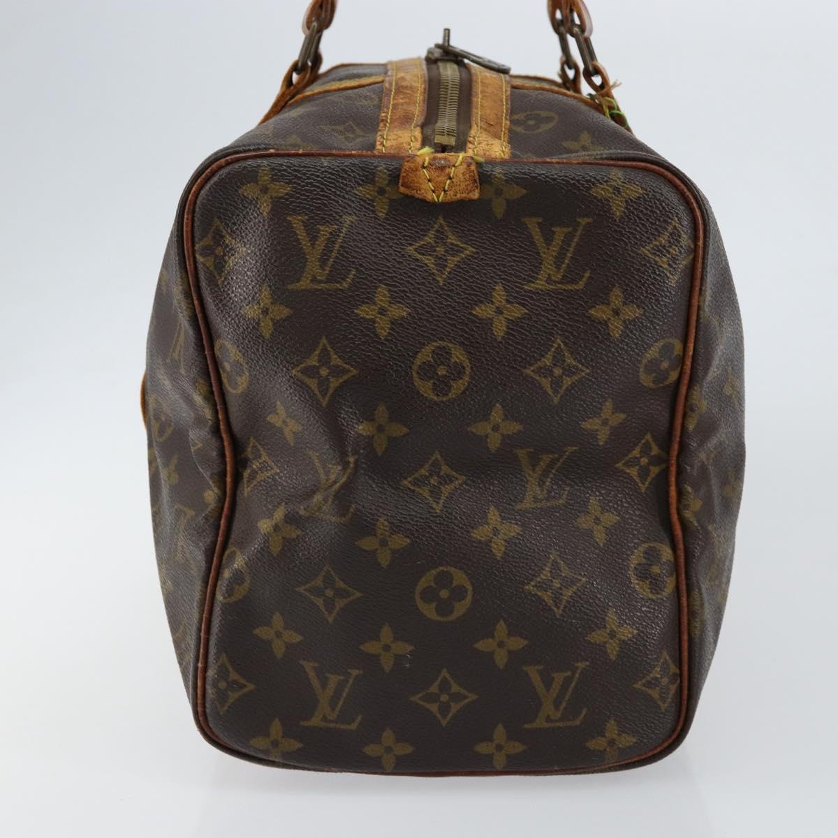 LOUIS VUITTON Monogram Sac Souple 35 Boston Bag M41626 LV Auth bs29876