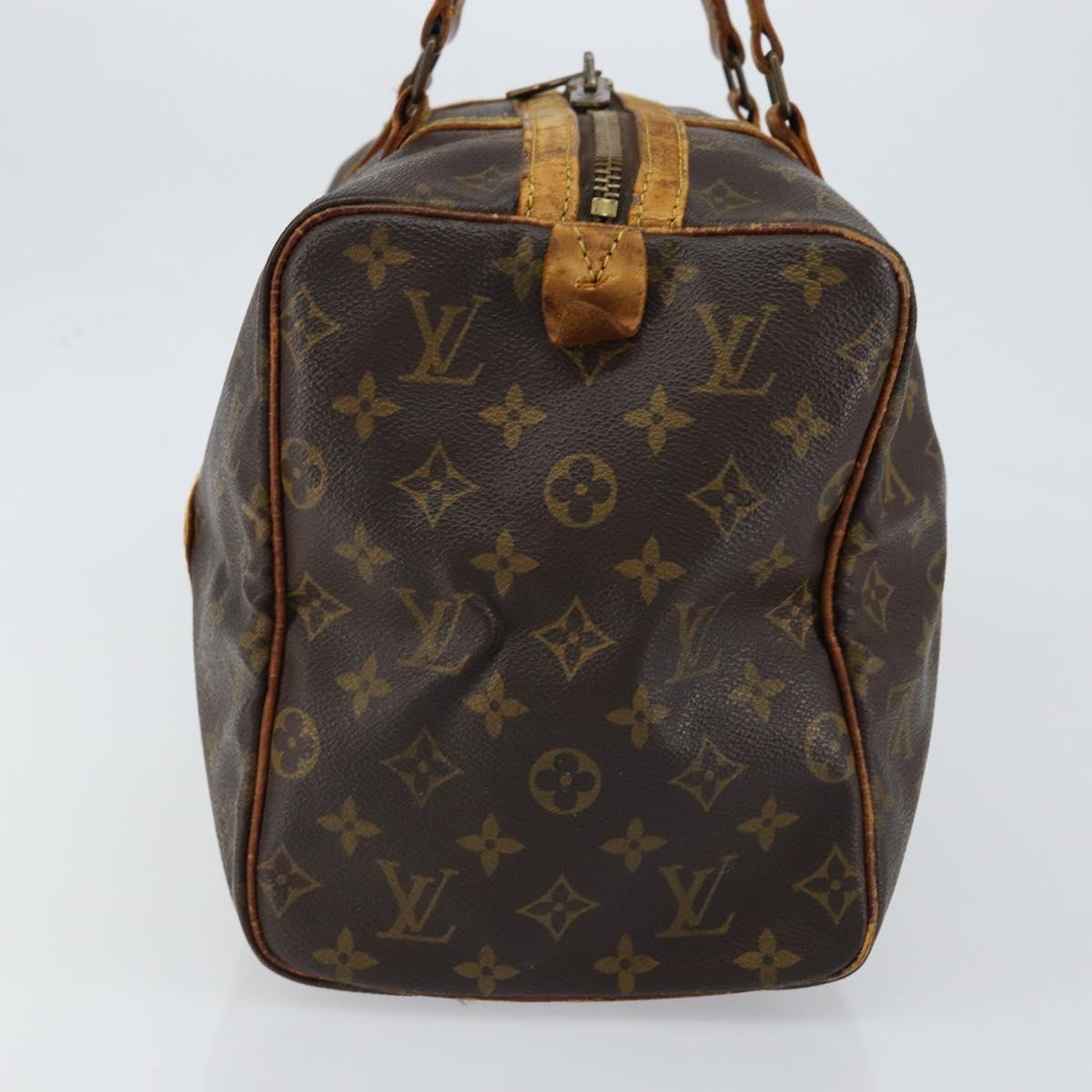 LOUIS VUITTON Monogram Sac Souple 35 Boston Bag M41626 LV Auth bs29876