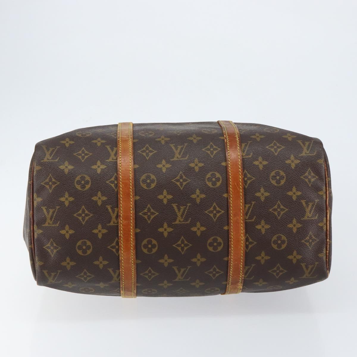 LOUIS VUITTON Monogram Sac Souple 35 Boston Bag M41626 LV Auth bs29876