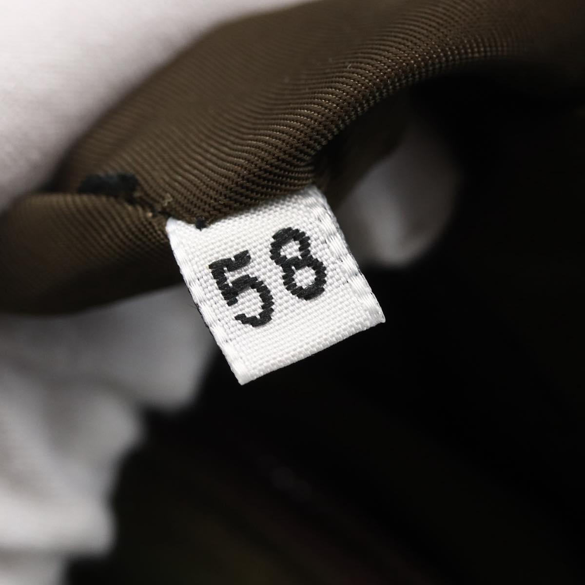 PRADA Chain Shoulder Bag Nylon Khaki Auth bs29881