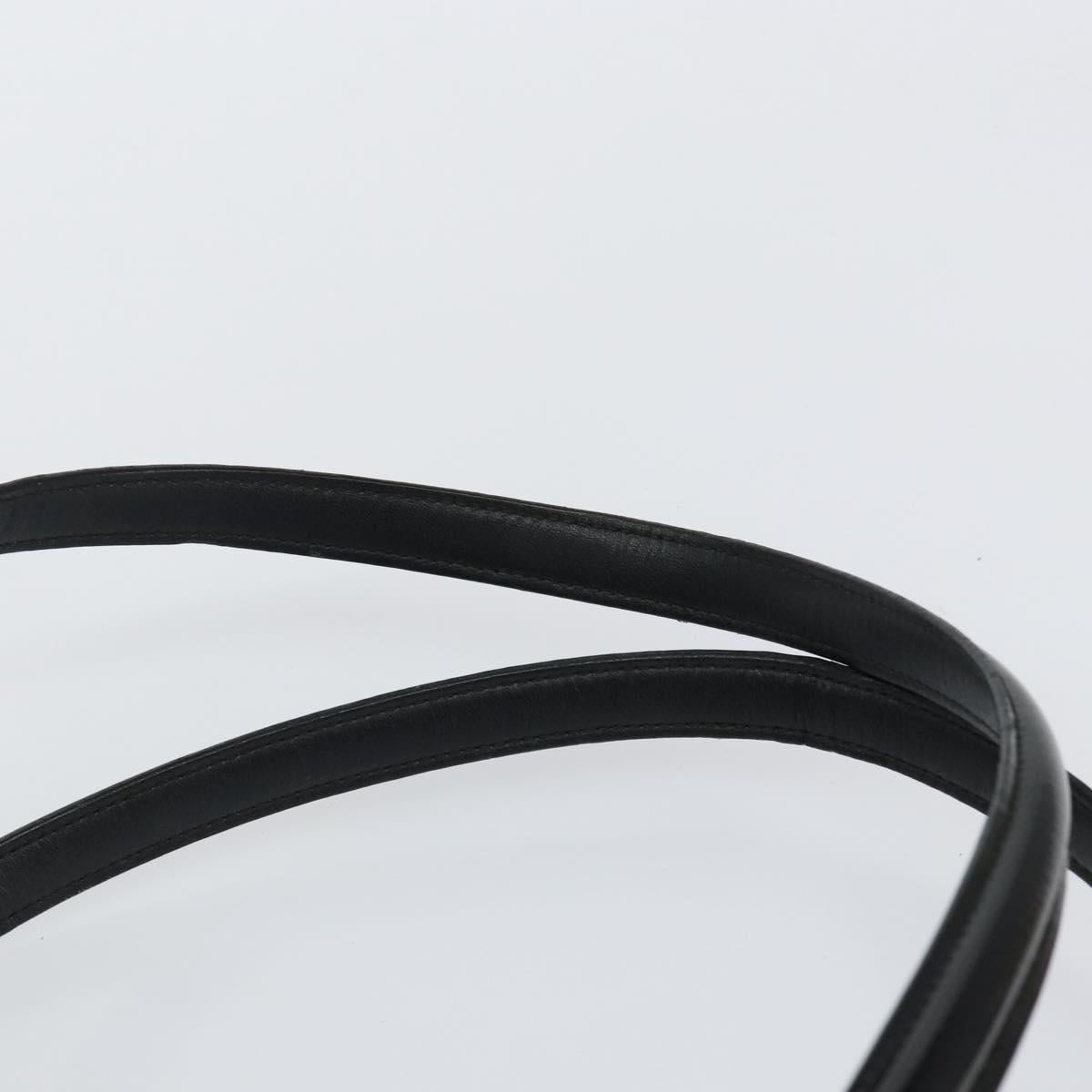 Salvatore Ferragamo Tote Bag Nylon Black Gold Auth bs29903