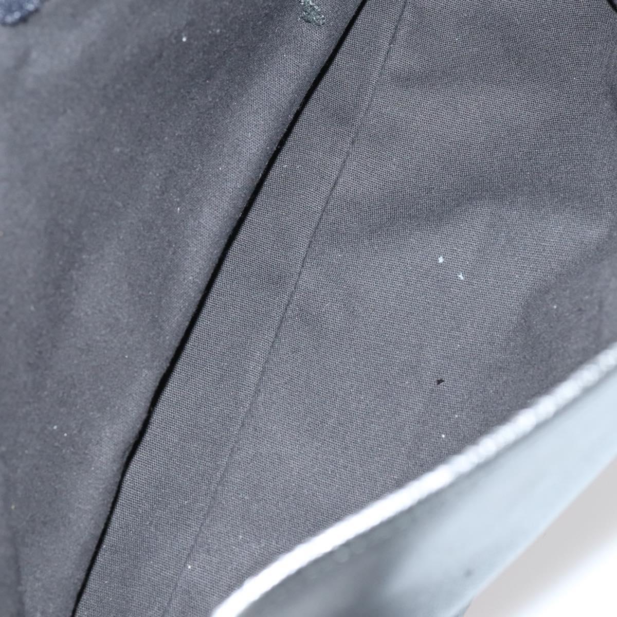 Salvatore Ferragamo Business Bag Leather 2way Black Silver Auth bs29929