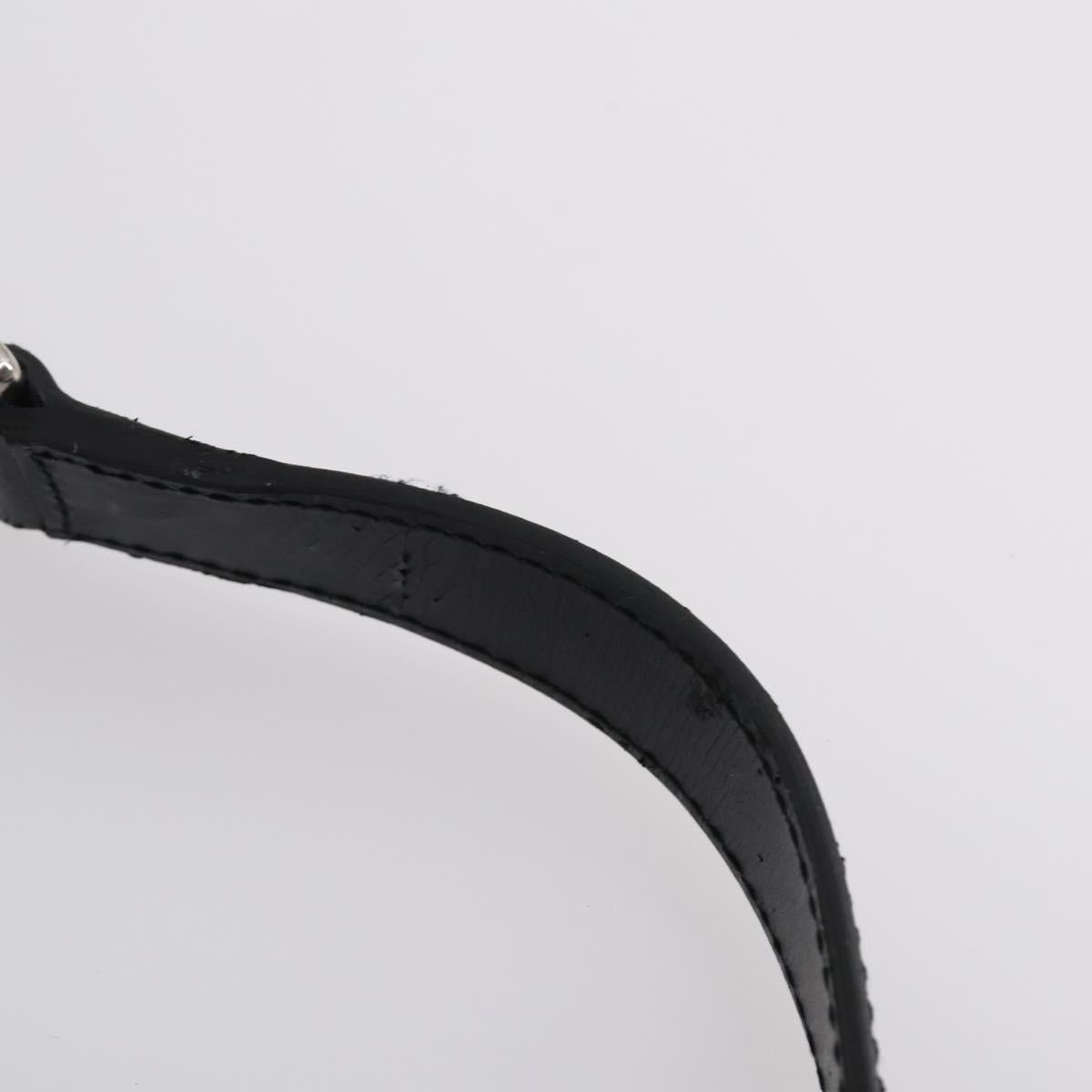 Salvatore Ferragamo Business Bag Leather 2way Black Silver Auth bs29929