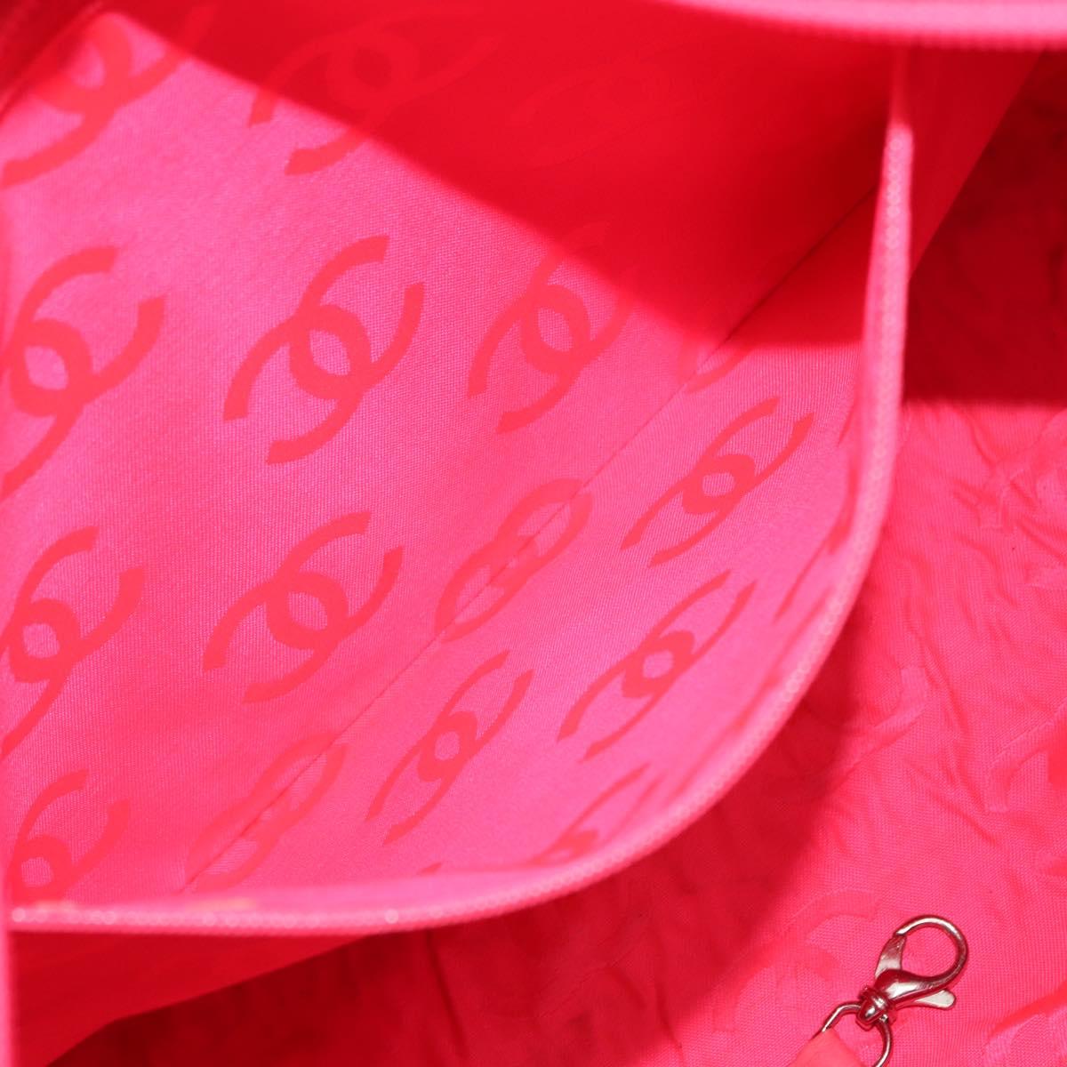 CHANEL Cambon Line Tote Bag tweed Navy Silver CC Auth bs29930