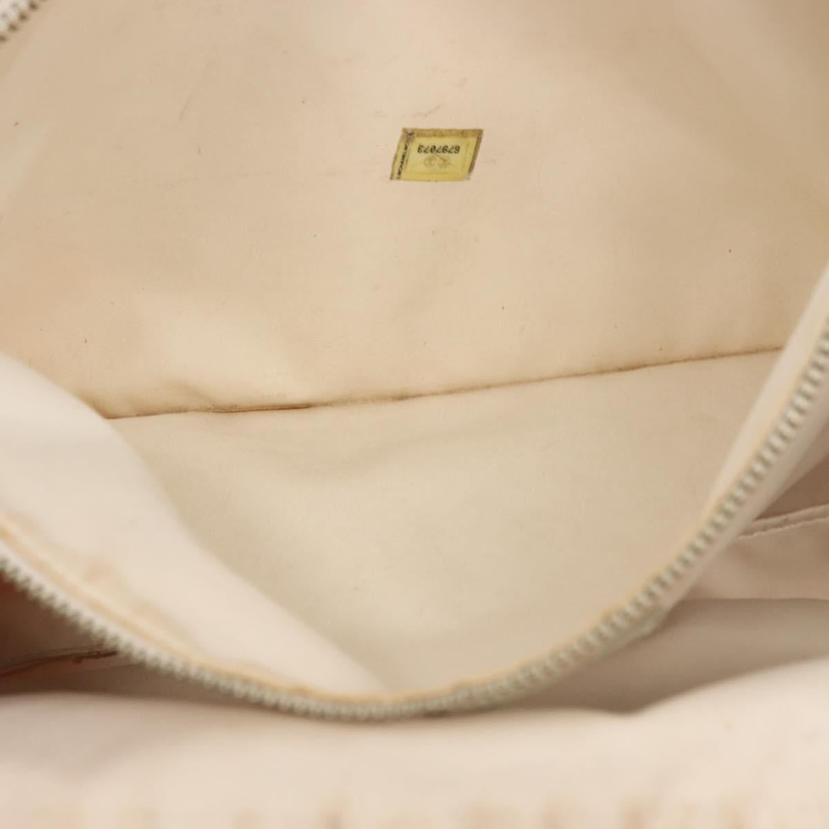 CHANEL High Summer Tote Bag Coated Canvas Red CC Auth bs29931