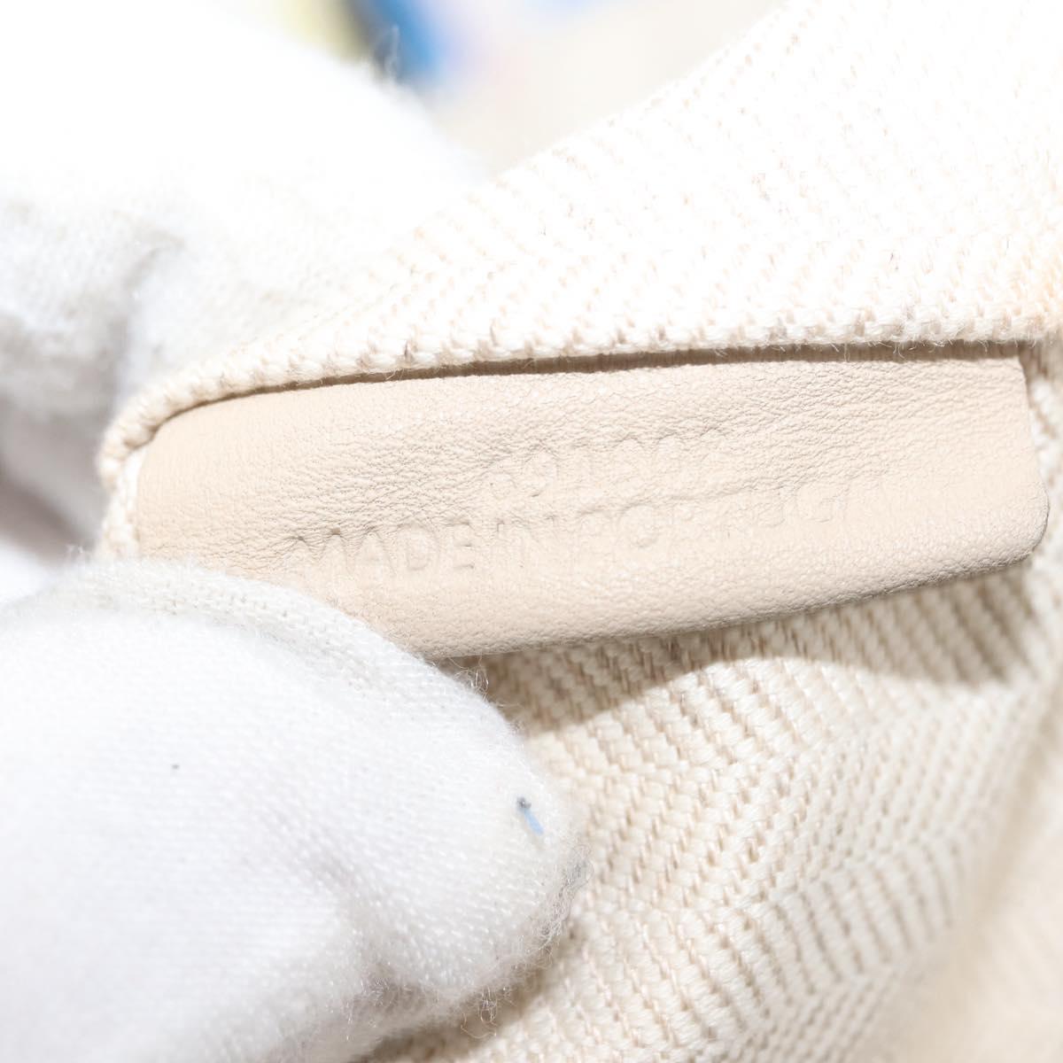 LOEWE Drawstring Pouch Canvas Blue Auth bs29945