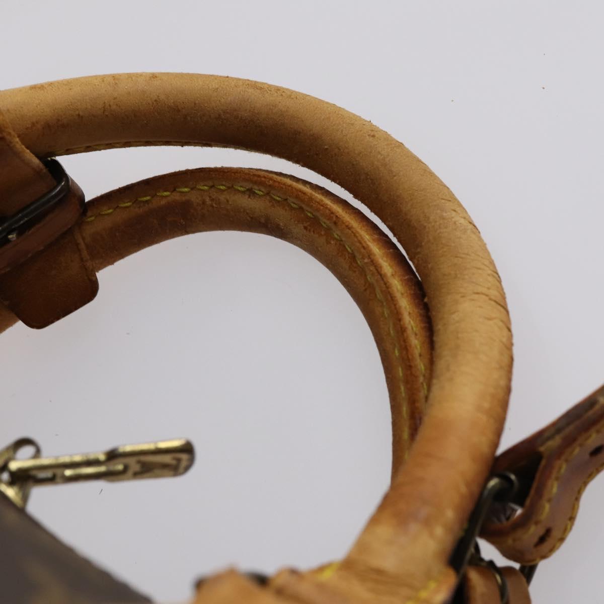 LOUIS VUITTON Monogram Keepall Bandouliere 60 Boston Bag M41412 LV Auth bs29946