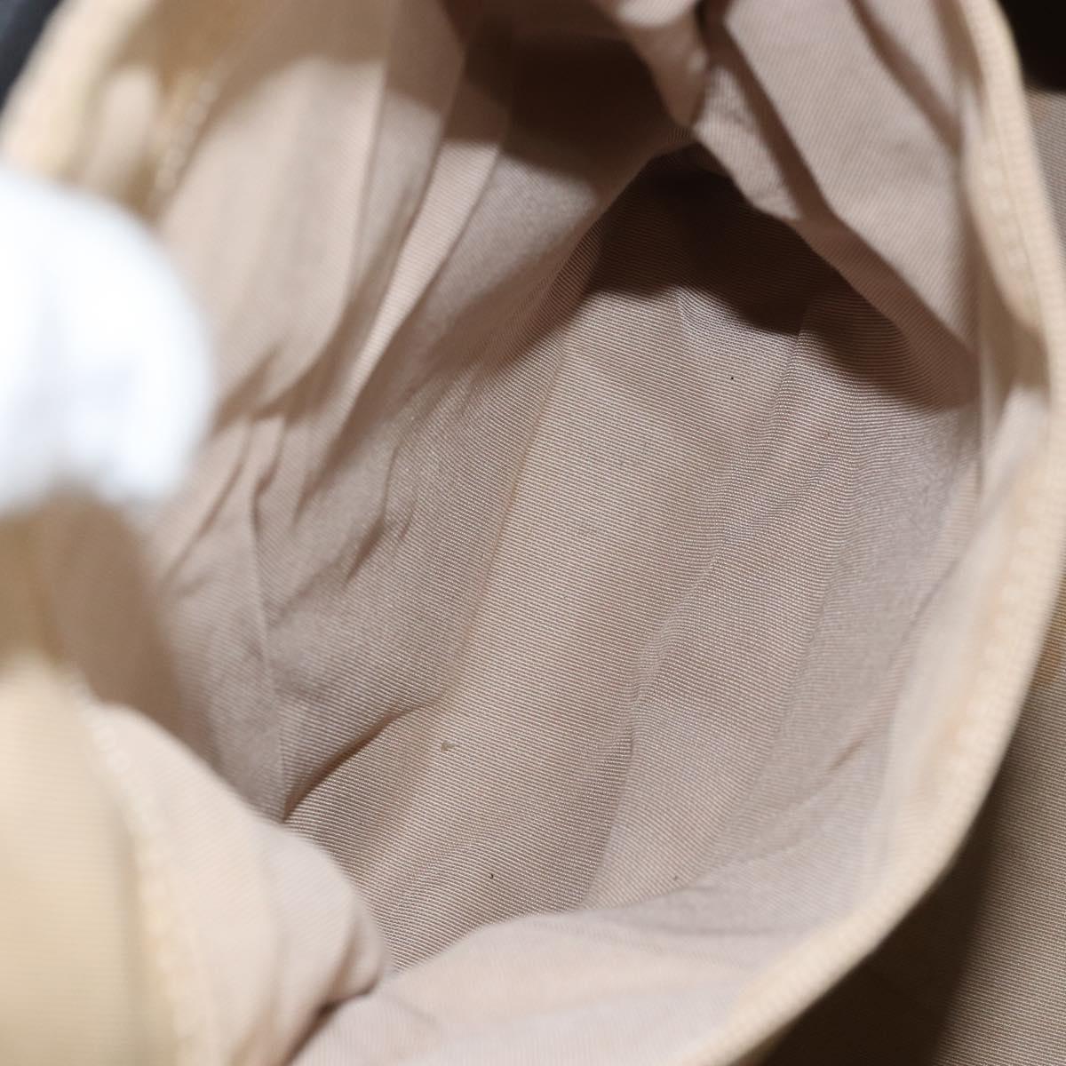 CHANEL Embossed Logo Unlimited Boston Bag Leather Black Silver CC Auth bs29953