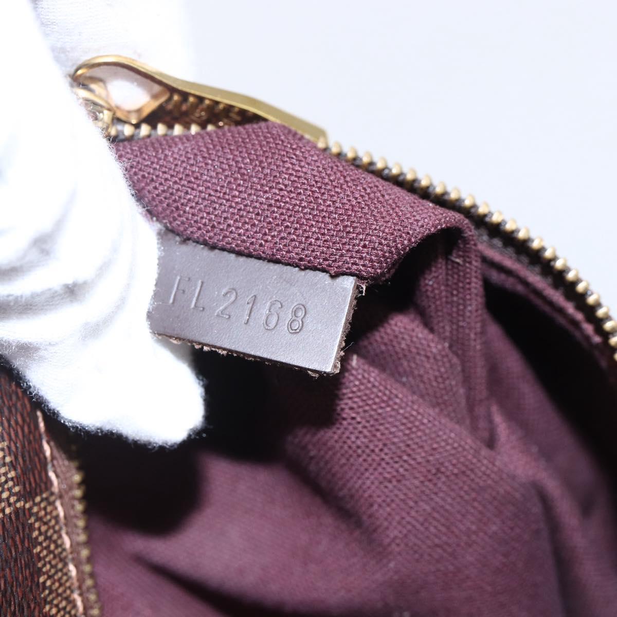 LOUIS VUITTON Damier Ebene Jena MM Tote Bag N41013 LV Auth bs29959