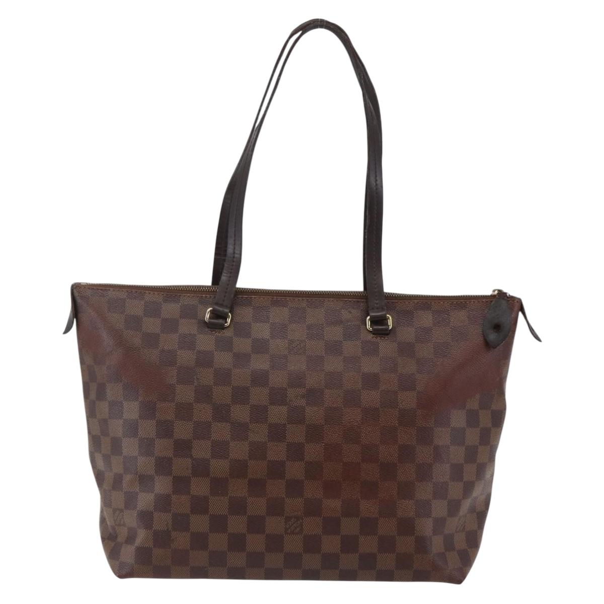 LOUIS VUITTON Damier Ebene Jena MM Tote Bag N41013 LV Auth bs29959