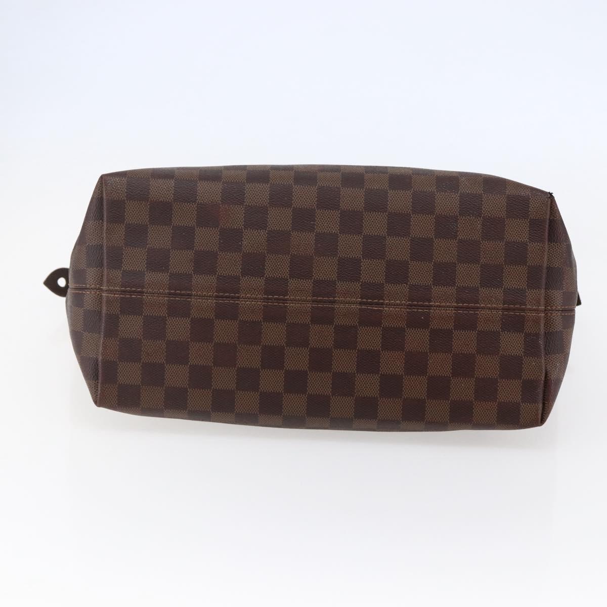 LOUIS VUITTON Damier Ebene Jena MM Tote Bag N41013 LV Auth bs29959