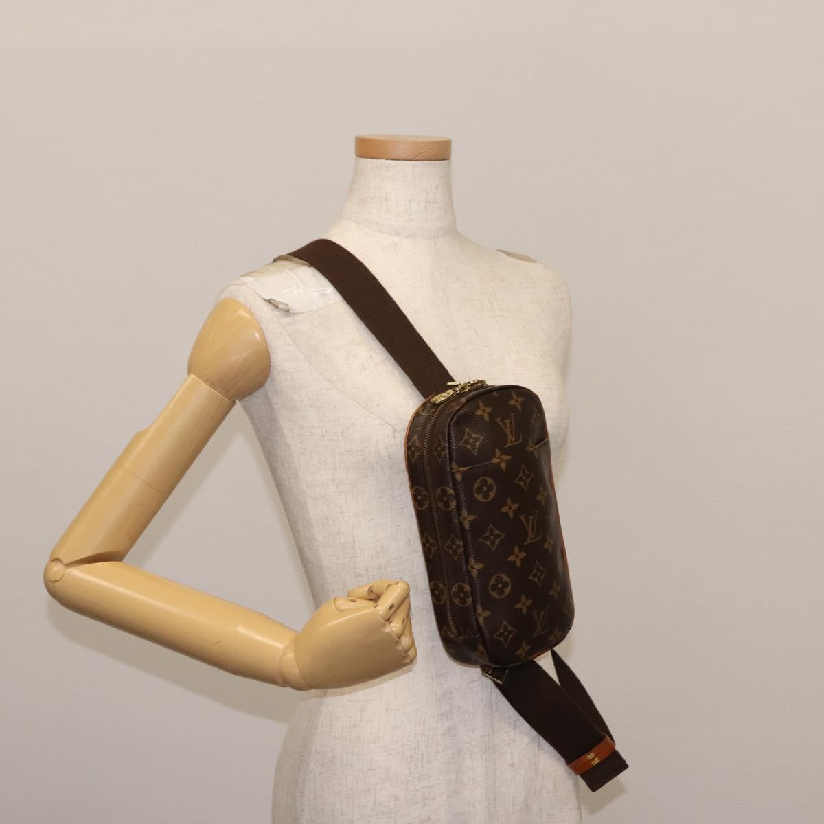 LOUIS VUITTON Monogram Pochette Gange Shoulder Bag M51870 LV Auth bs29960