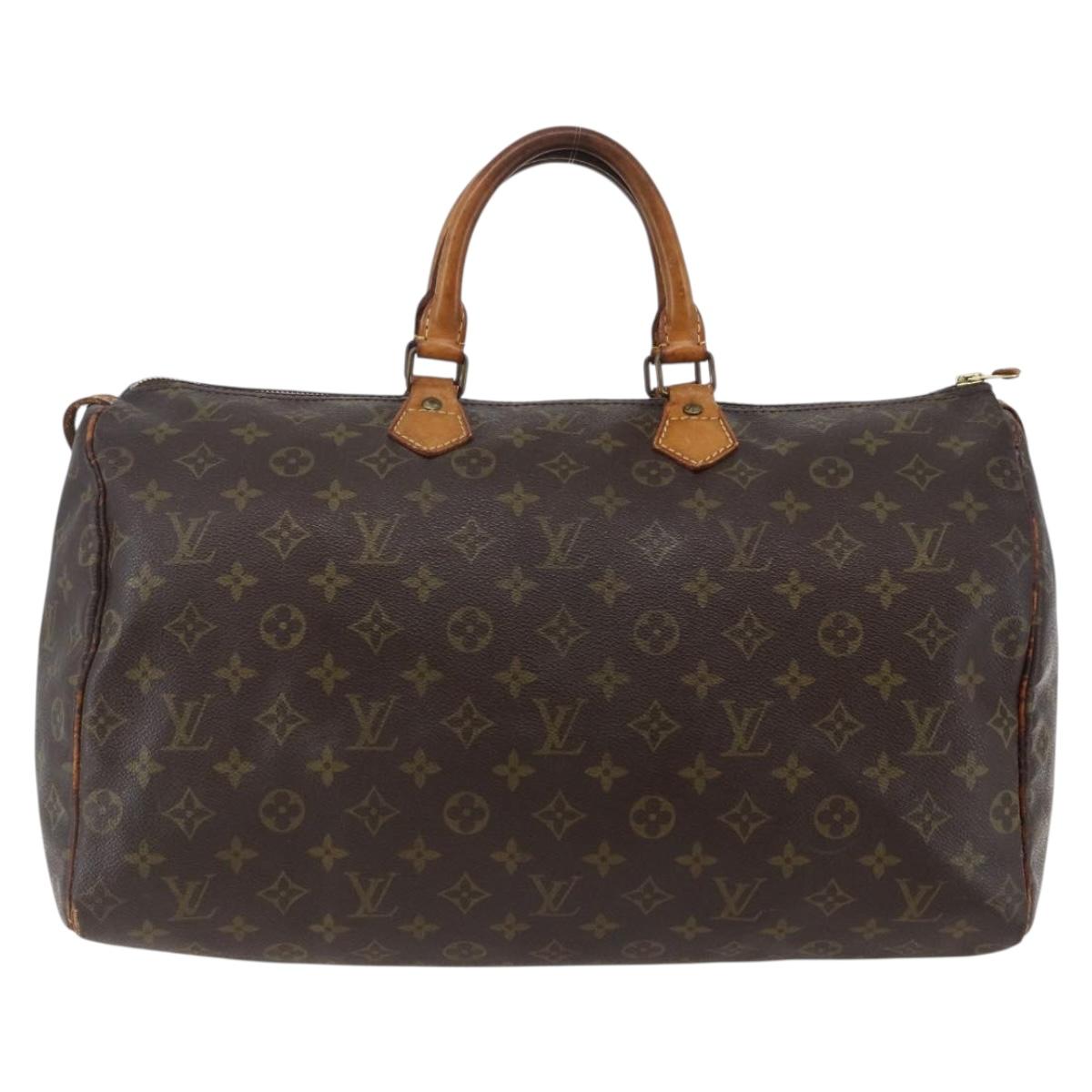 LOUIS VUITTON Monogram Speedy 40 Hand Bag M41522 LV Auth bs29961
