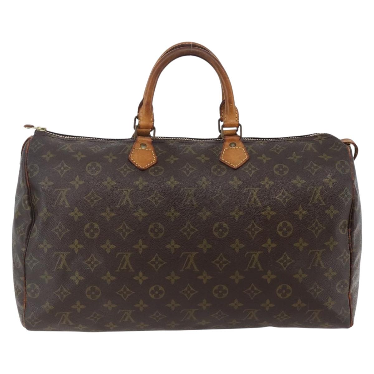 LOUIS VUITTON Monogram Speedy 40 Hand Bag M41522 LV Auth bs29961