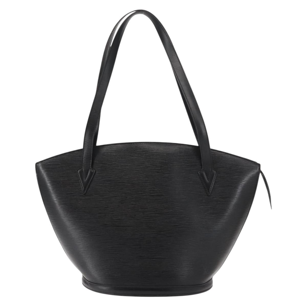 LOUIS VUITTON Epi Saint Jacques Shopping Shoulder Bag Black M52262 Auth bs29969