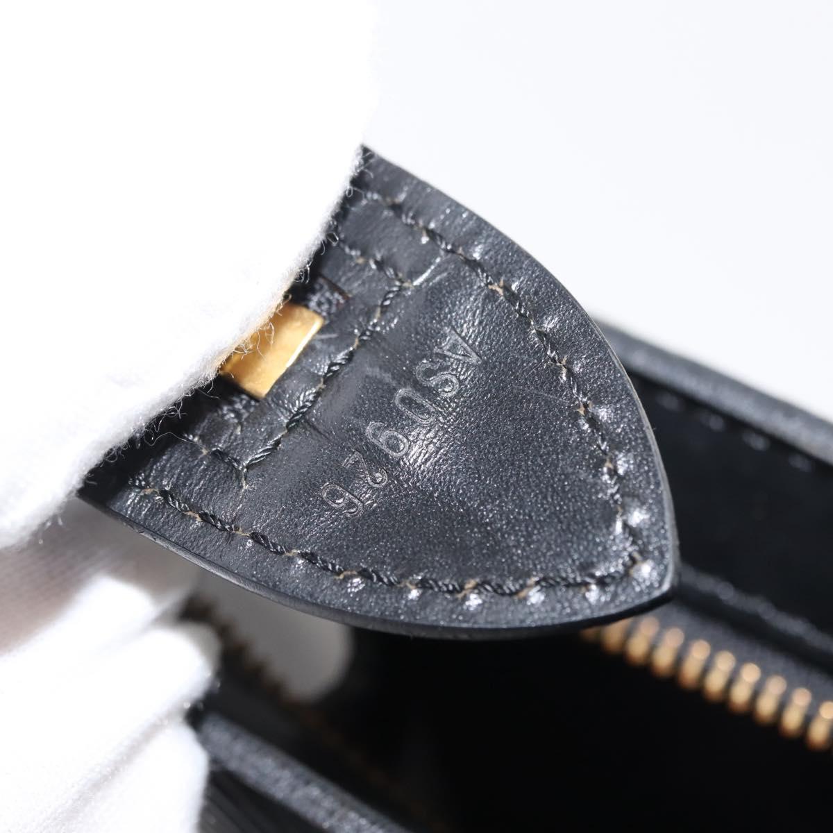LOUIS VUITTON Epi Saint Jacques Shopping Shoulder Bag Black M52262 Auth bs29969