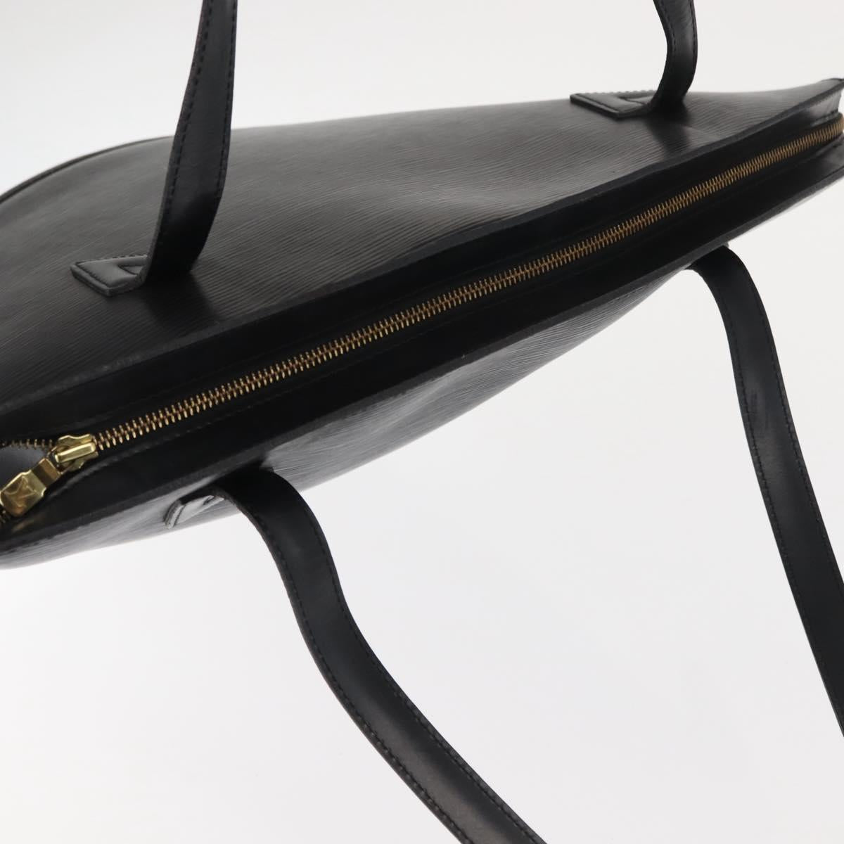 LOUIS VUITTON Epi Saint Jacques Shopping Shoulder Bag Black M52262 Auth bs29969