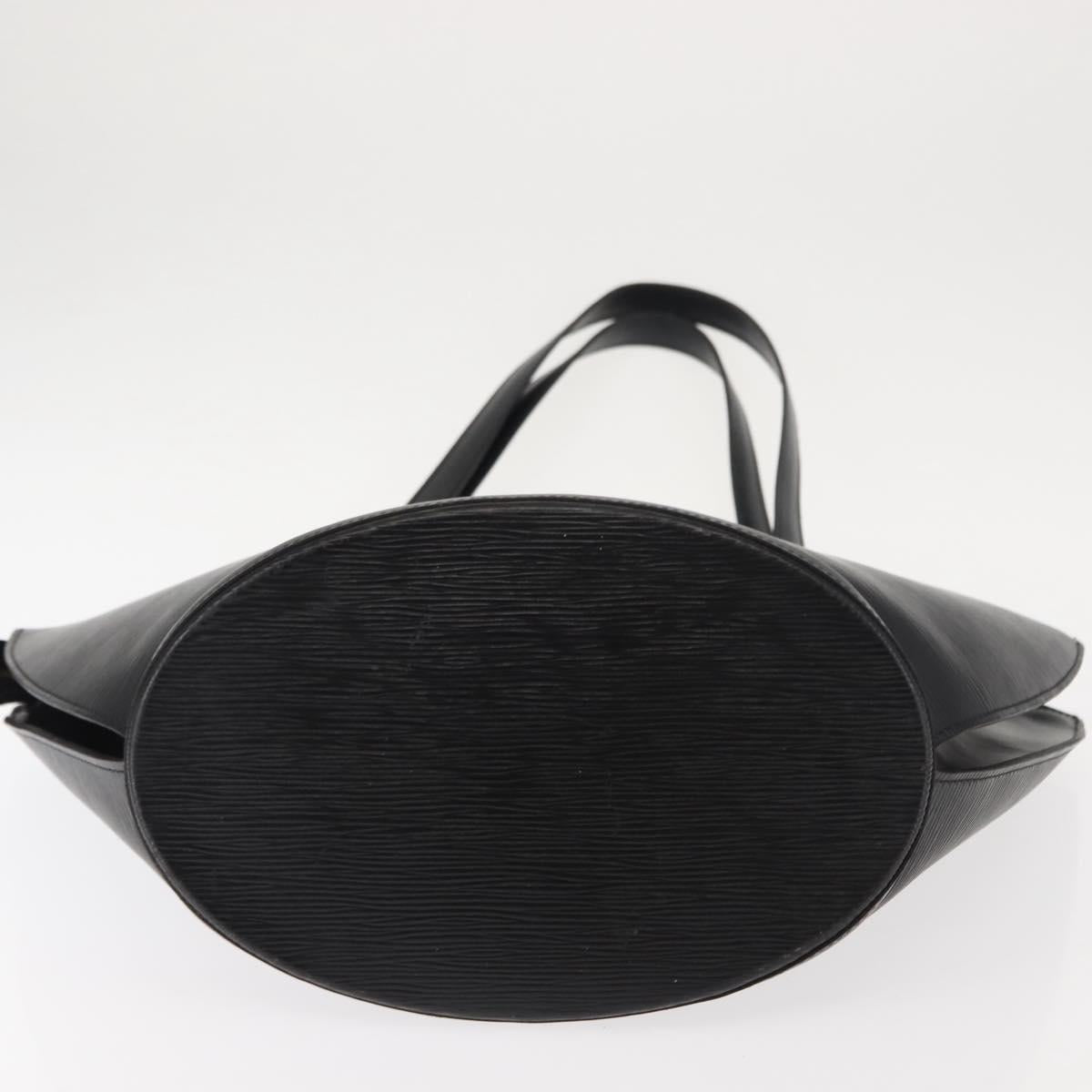 LOUIS VUITTON Epi Saint Jacques Shopping Shoulder Bag Black M52262 Auth bs29969