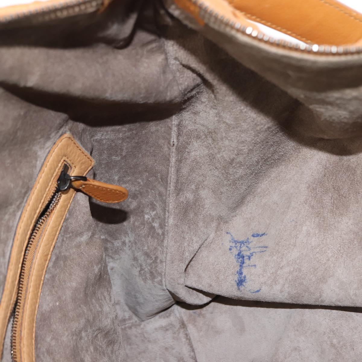 BALENCIAGA Shoulder Bag Leather Brown Auth bs29979