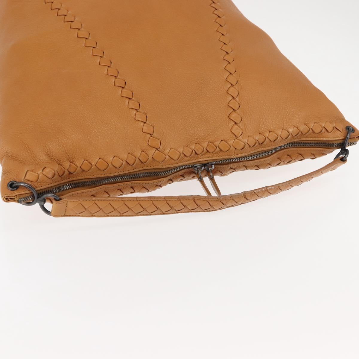 BALENCIAGA Shoulder Bag Leather Brown Auth bs29979