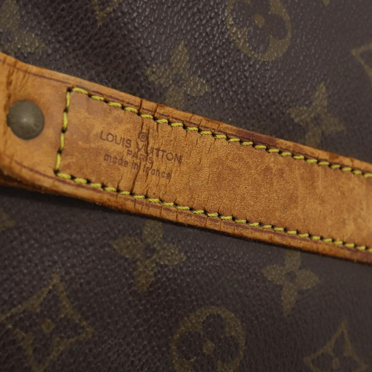 LOUIS VUITTON Monogram Keepall Bandouliere 60 Boston Bag M41412 LV Auth bs29981