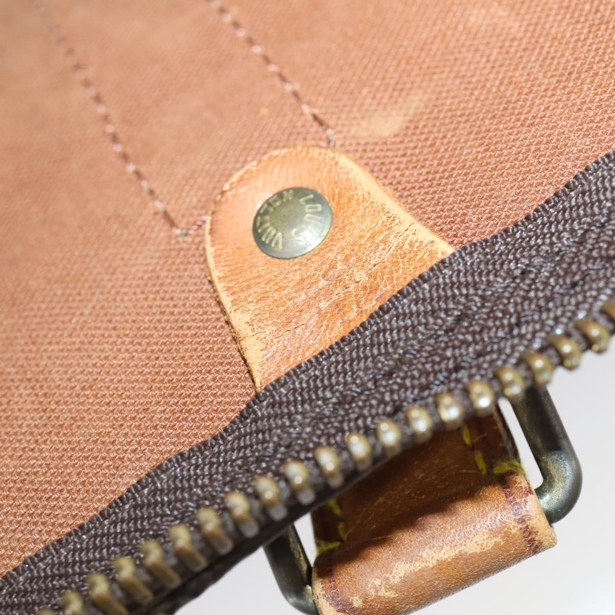 LOUIS VUITTON Monogram Keepall Bandouliere 60 Boston Bag M41412 LV Auth bs29981