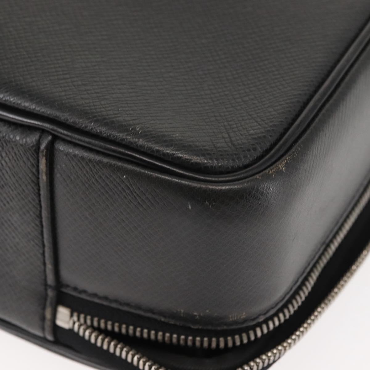 LOUIS VUITTON Taiga Porte Ordina Tour Odessa Business Bag Ardoise Auth bs29983