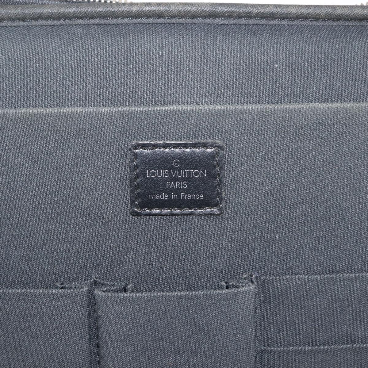 LOUIS VUITTON Taiga Porte Ordina Tour Odessa Business Bag Ardoise Auth bs29983