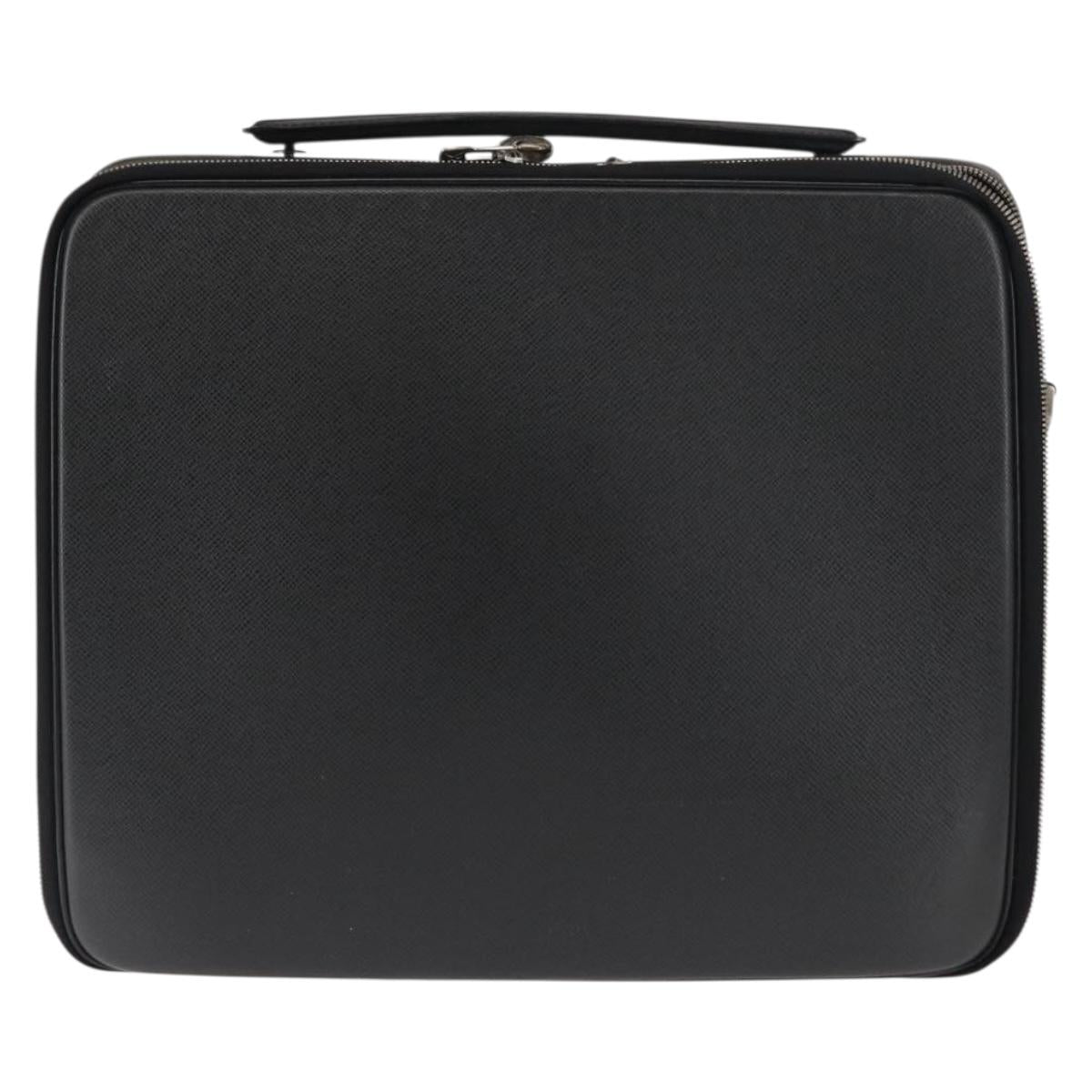 LOUIS VUITTON Taiga Porte Ordina Tour Odessa Business Bag Ardoise Auth bs29983