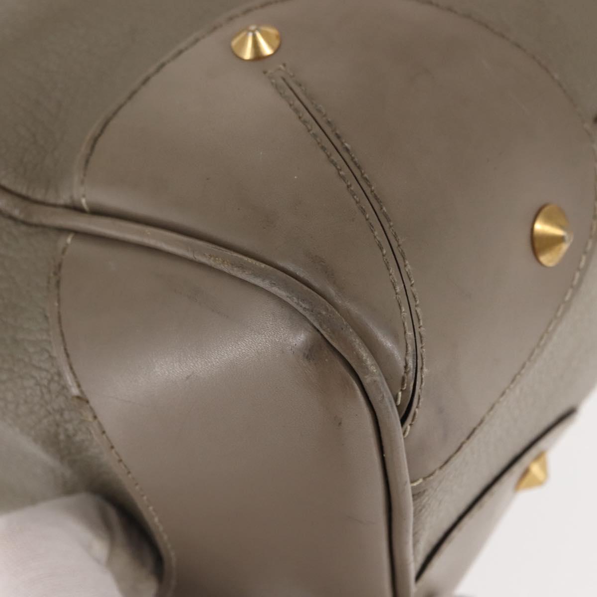 LOUIS VUITTON Suhari Majestu Hand Bag Gray M95652 LV Auth bs29987