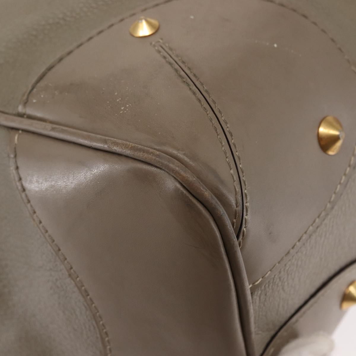 LOUIS VUITTON Suhari Majestu Hand Bag Gray M95652 LV Auth bs29987