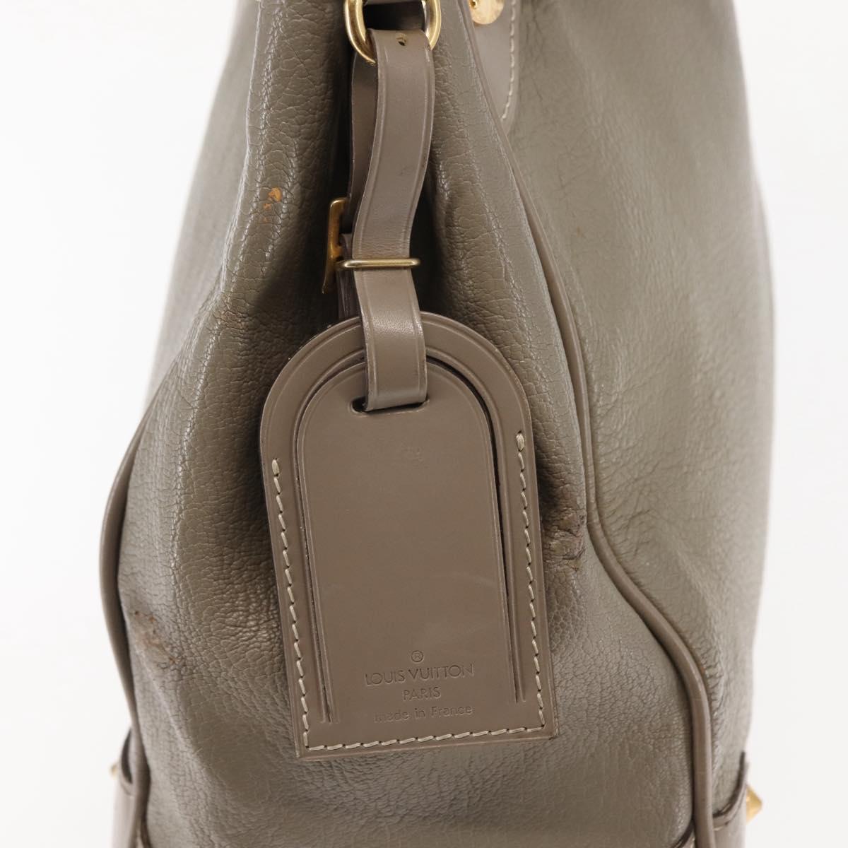 LOUIS VUITTON Suhari Majestu Hand Bag Gray M95652 LV Auth bs29987