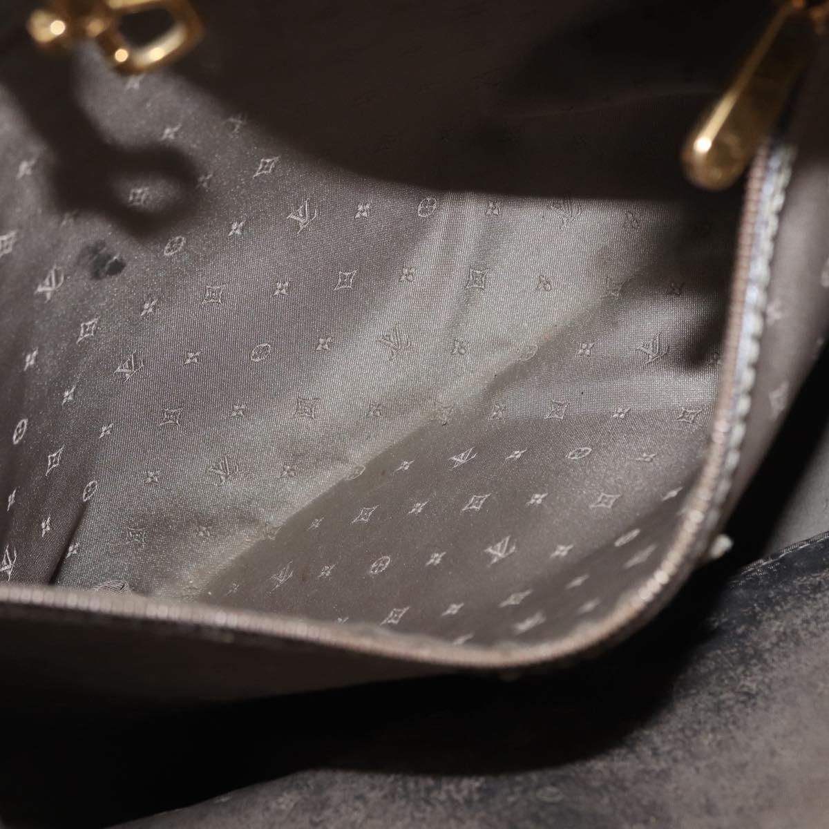 LOUIS VUITTON Suhari Majestu Hand Bag Gray M95652 LV Auth bs29987