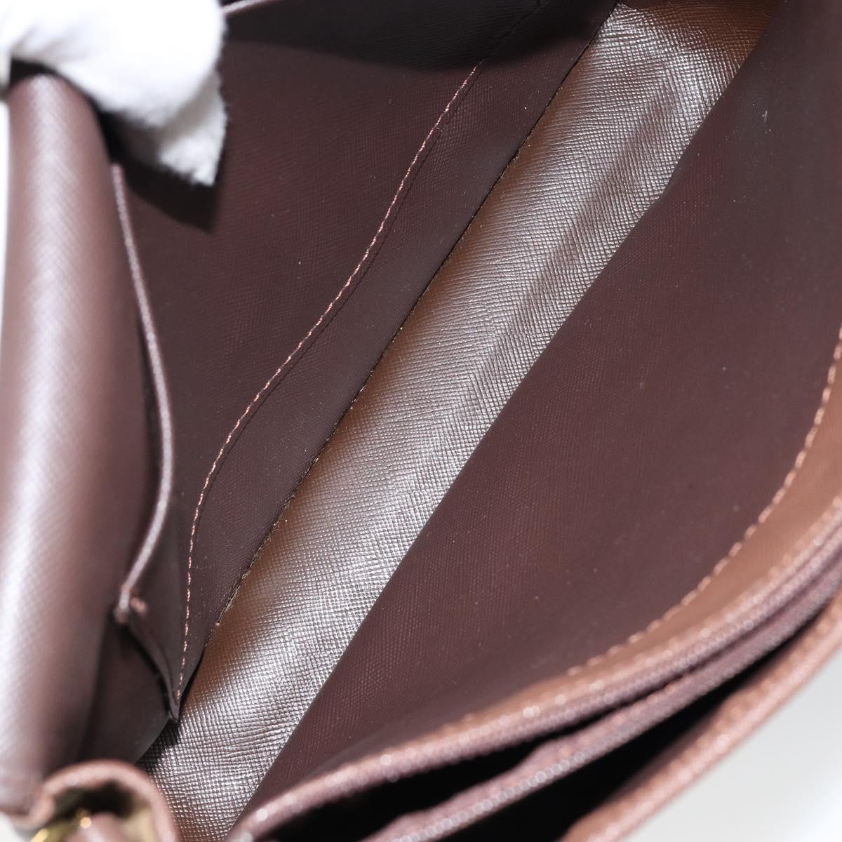 Burberrys Nova Check Shoulder Bag Canvas Beige Gold Auth bs29991