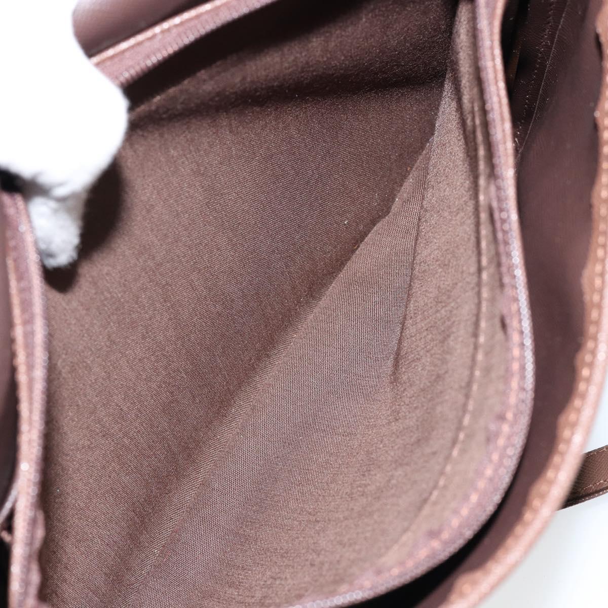 Burberrys Nova Check Shoulder Bag Canvas Beige Gold Auth bs29991