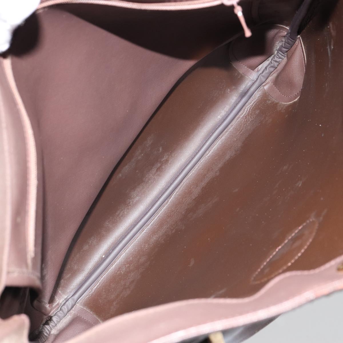 Burberrys Nova Check Tote Bag Canvas Beige Gold Auth bs29992