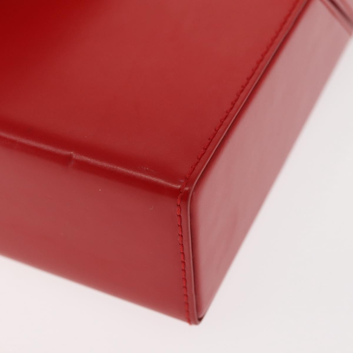 BOTTEGA VENETA Daisy Shoulder Bag Leather Red Gold Auth bs29995