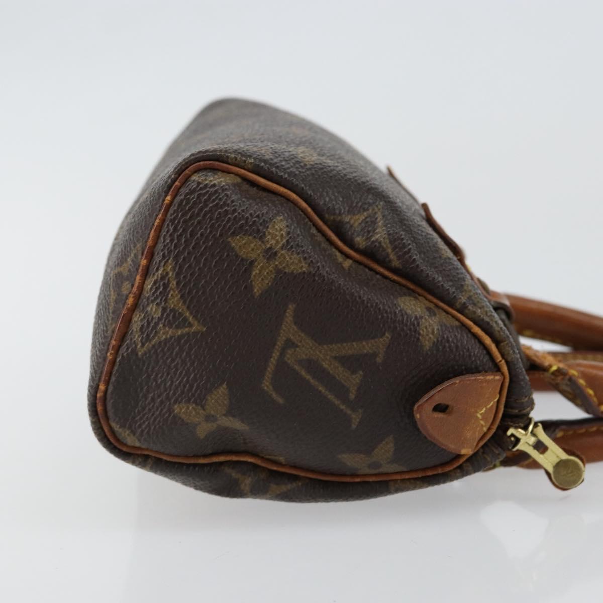 LOUIS VUITTON Monogram Mini Speedy Hand Bag M41534 LV Auth bs30005