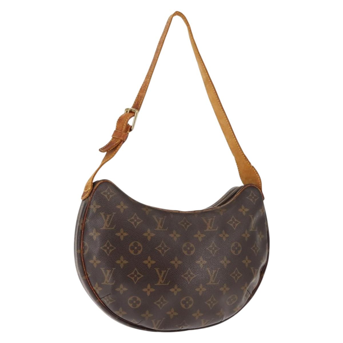 LOUIS VUITTON Monogram Croissant MM Shoulder Bag M51512 LV Auth bs30006