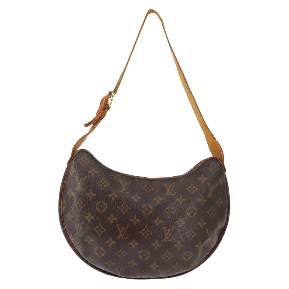 LOUIS VUITTON Monogram Croissant MM Shoulder Bag M51512 LV Auth bs30006