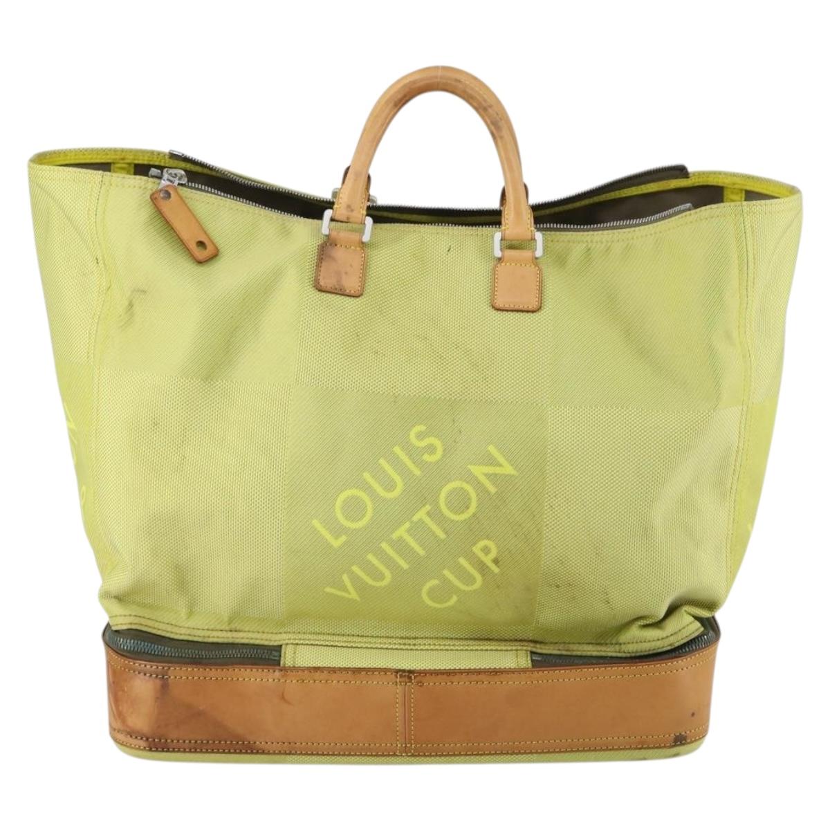 LOUIS VUITTON Damier Geant Southern Cross Bag Canvas Yellow M80631 Auth bs30009