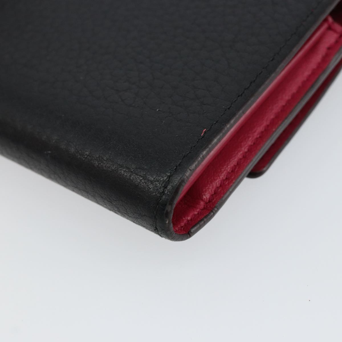 LOUIS VUITTON Portefeuille Capucines Wallet Leather Black M62157 LV Auth bs30017