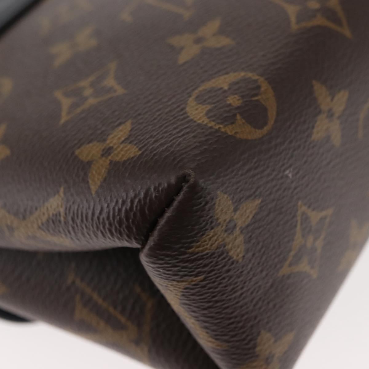LOUIS VUITTON Monogram Rocky BB Hand Bag 2way Black M44141 LV Auth bs30022