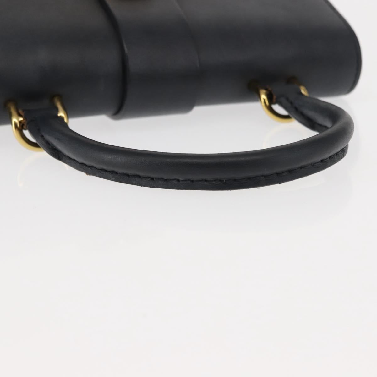 LOUIS VUITTON Monogram Rocky BB Hand Bag 2way Black M44141 LV Auth bs30022