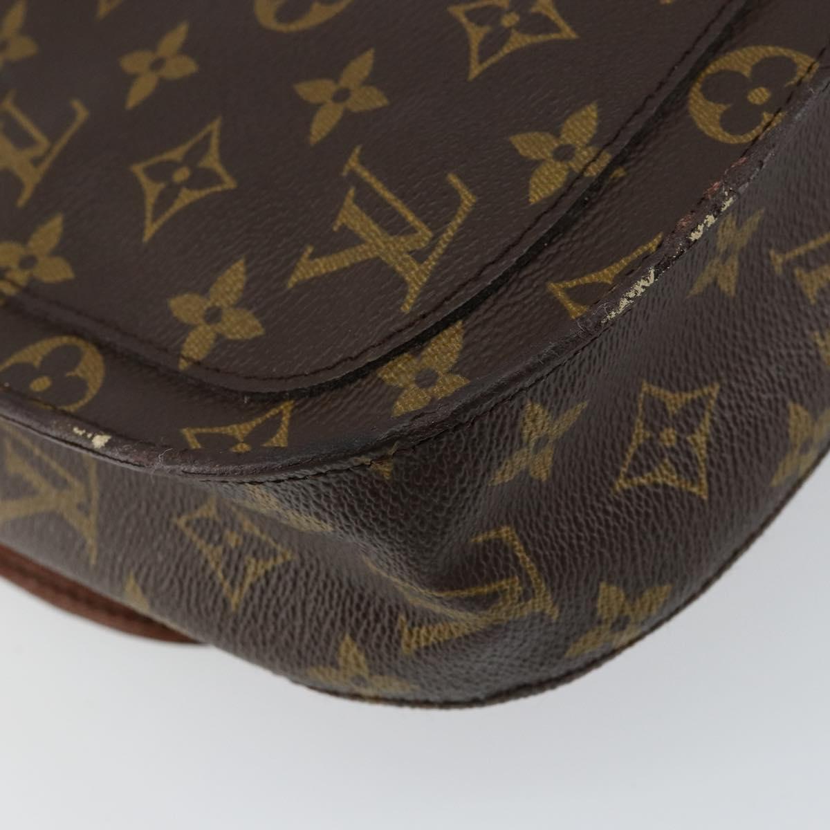LOUIS VUITTON Monogram Saint Cloud GM Shoulder Bag M51242 LV Auth bs30024