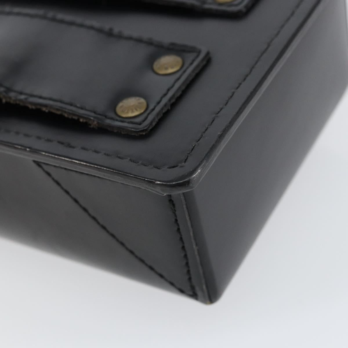 LOUIS VUITTON Pister Shoulder Bag Leather Black M92222 LV Auth bs30025