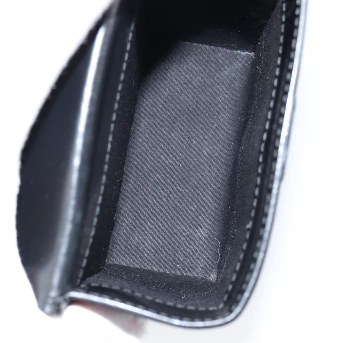 LOUIS VUITTON Pister Shoulder Bag Leather Black M92222 LV Auth bs30025