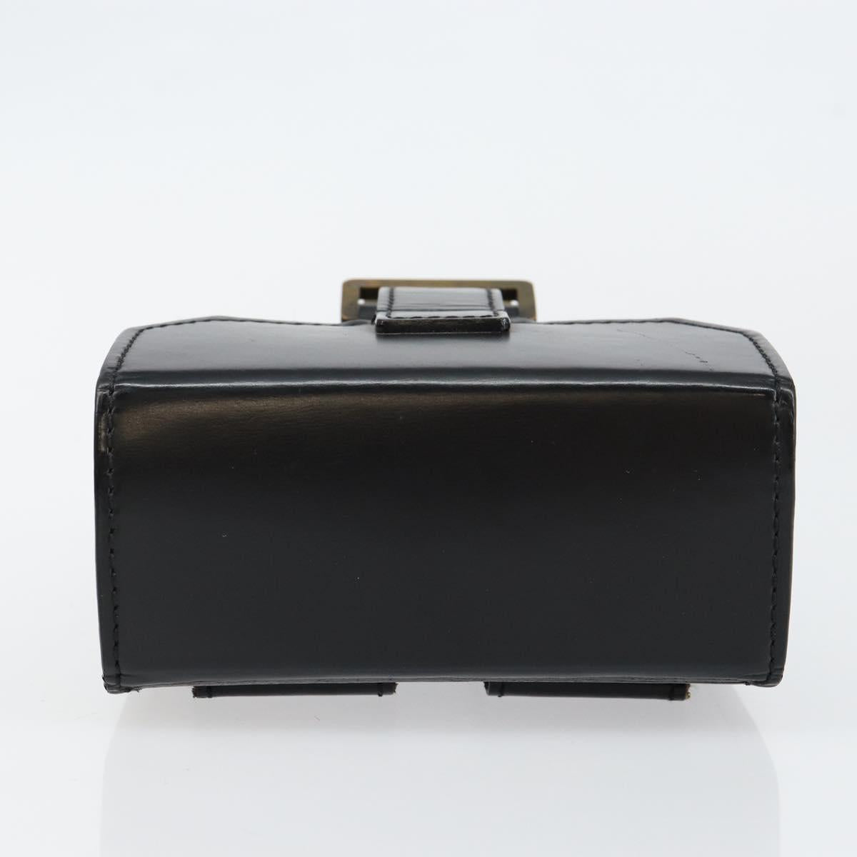 LOUIS VUITTON Pister Shoulder Bag Leather Black M92222 LV Auth bs30025